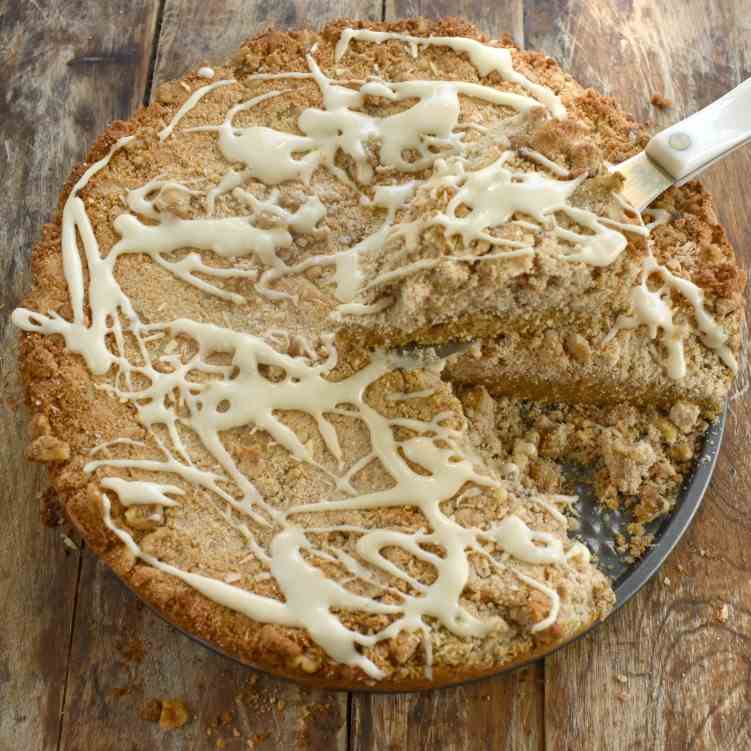 Keto Pumpkin Coconut Flour Coffee Cake