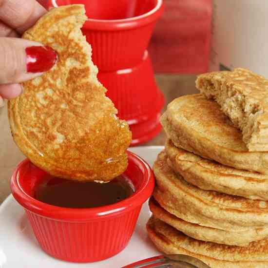 Mini Pumpkin Butter Panckes