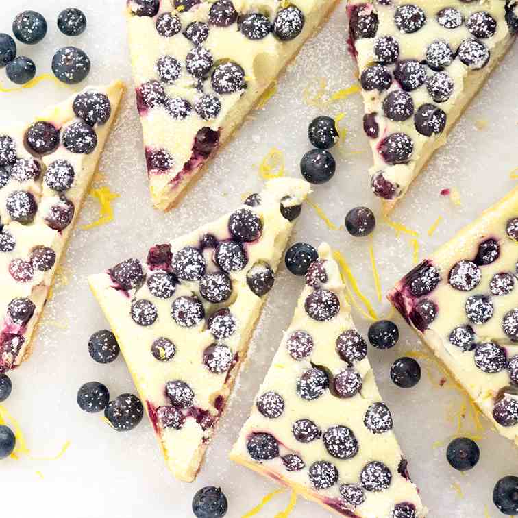 Lemon Blueberry Cheesecake Bars