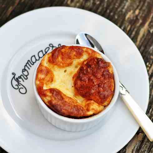 Classic cheese soufflé