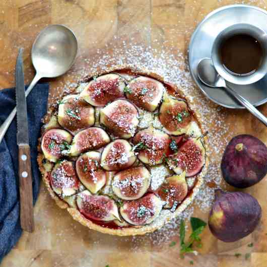 Fig & Almond Frangipane Tart