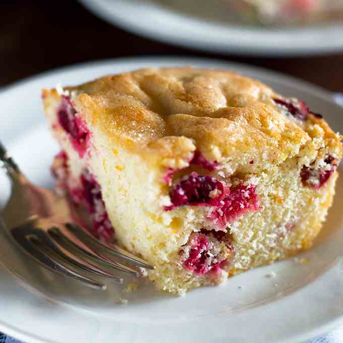 Mini Cranberry Breakfast Cake