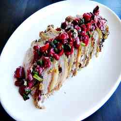 Pork tenderloin with cherry salsa