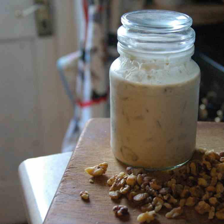 Walnut and Cranberry Overnight Oats