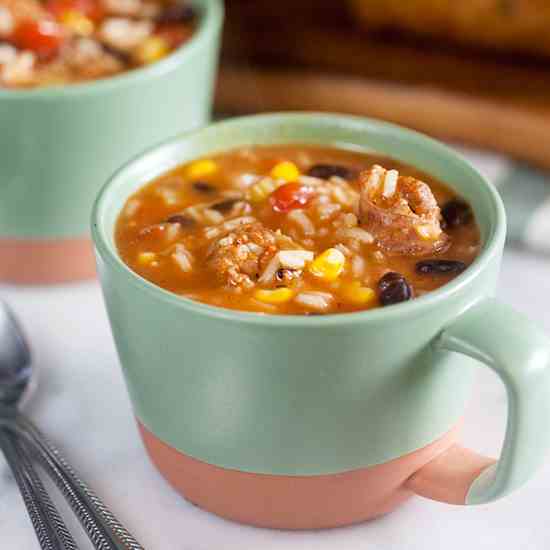 Southwest Chorizo Soup