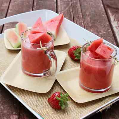 Watermelon Strawberry Smoothie
