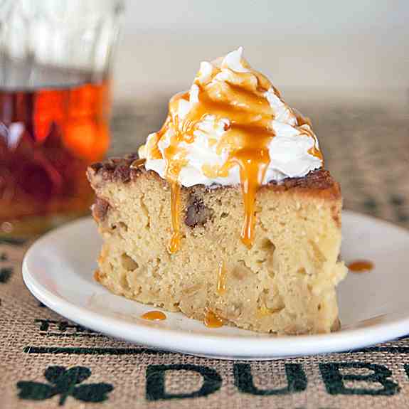 Caramel Apple Whiskey Cake