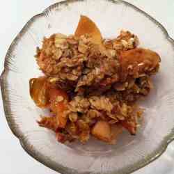 Easy Slow Cooker Apple Crumble