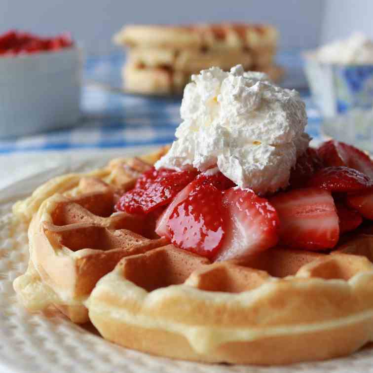 Crispy Light Waffles