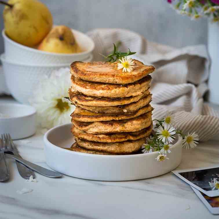 Healthy banana pancakes