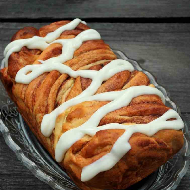 Russian Cinnamon Swirl Braid