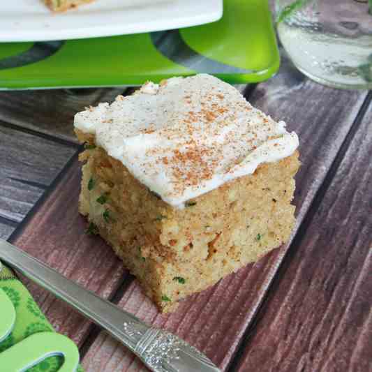 Zucchini Cake & Cream Cheese Icing