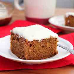 Carrot cake with icing