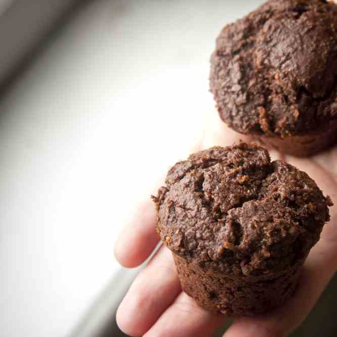 Mini Vegan Chocolate Muffins