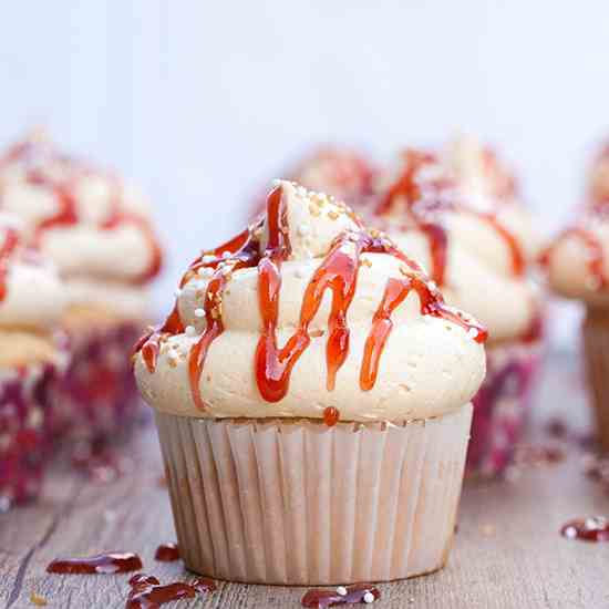 PB&J Cupcakes