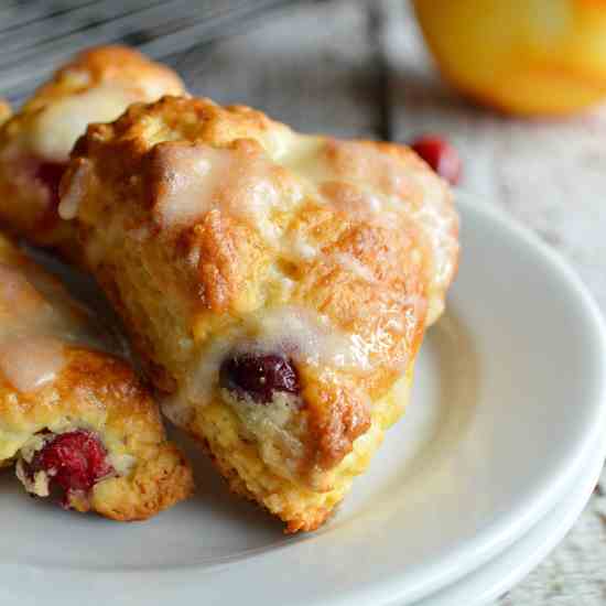 Cranberry Orange Scones