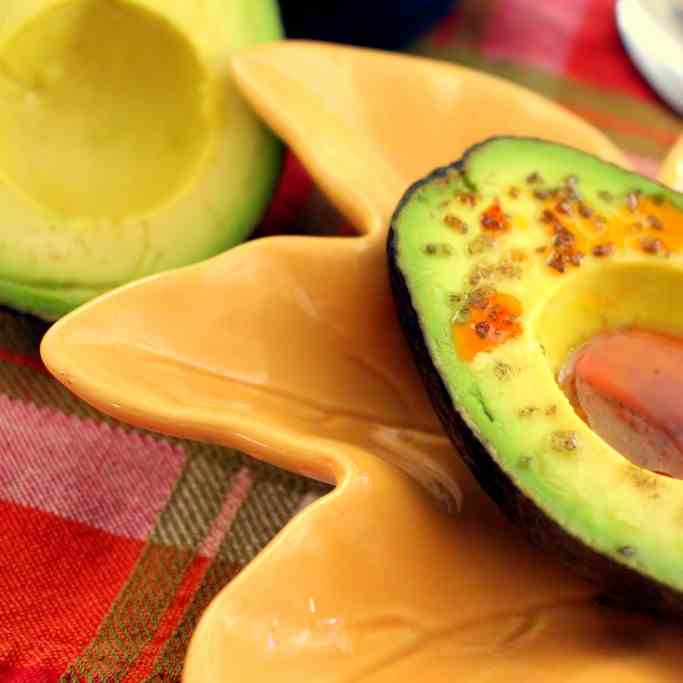 Healthy Avocado with Lime - Chile Oil