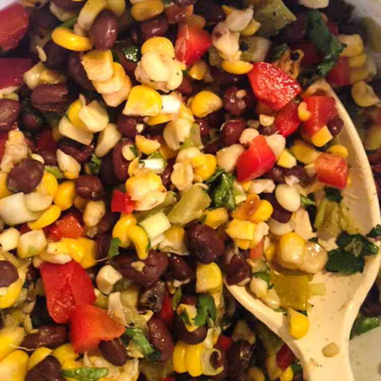 Corn, Black Bean, & Green Chile Salad