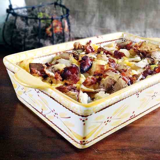 Loaded Twice Baked Potato Casserole