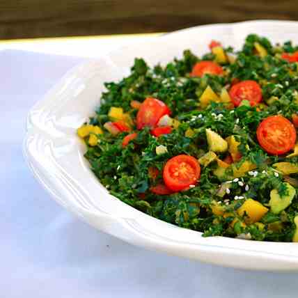 raw kale salad