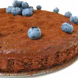 Chocolate Blueberry Genoise