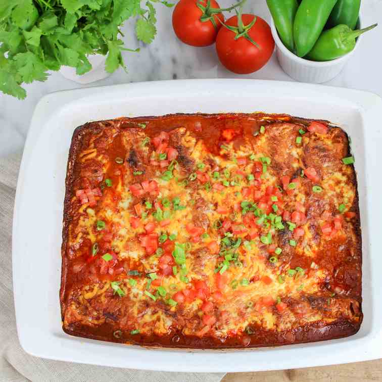 Slow-Cooker Chicken Enchiladas