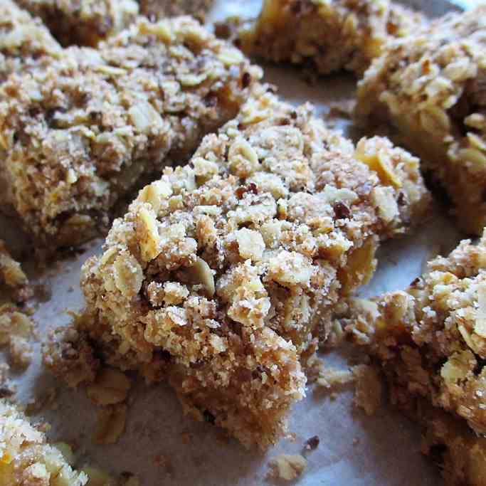 Apple Citrus Oat Bars