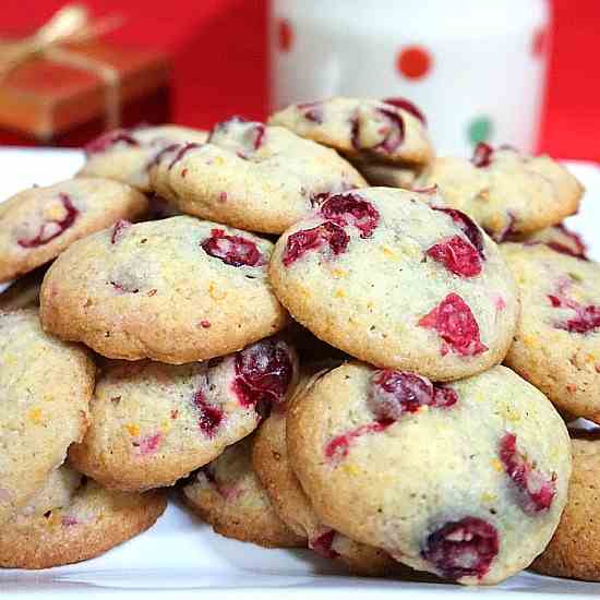 Orange Cranberry Cookies 