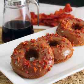 Paleo Maple Bacon Glazed Donuts