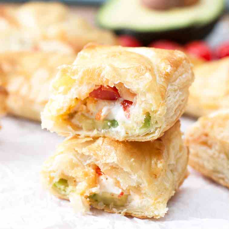 Avocado Cream Cheese Turnovers