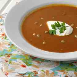 Butternut Squash Soup with Ginger