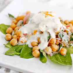 Chickpea and Spinach Salad