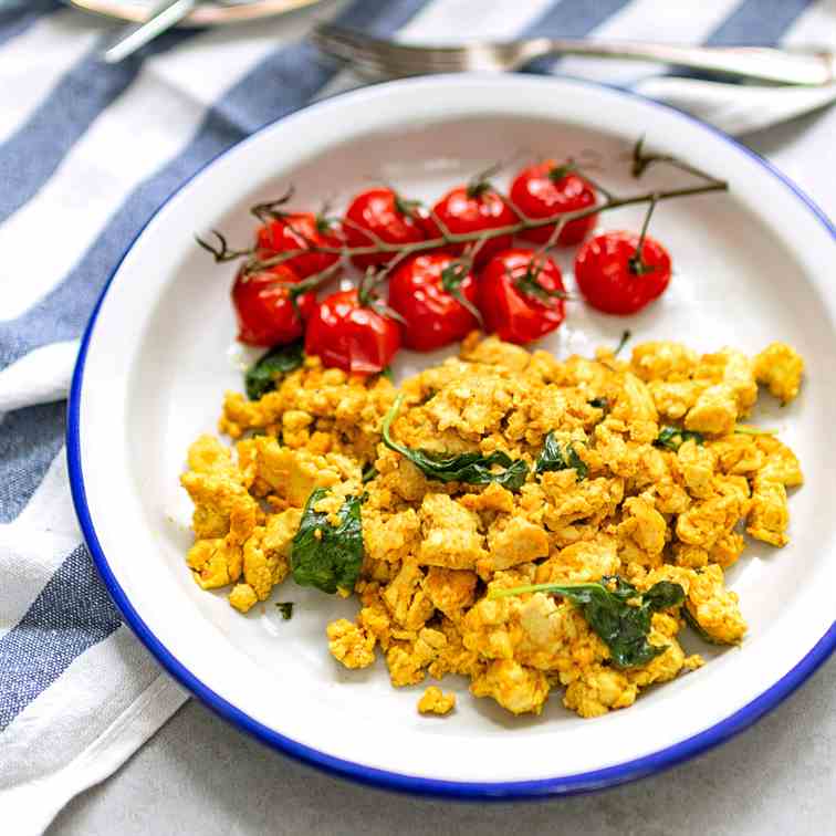 Simple tofu scramble