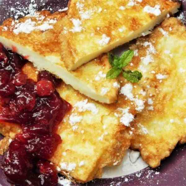 Sweet Fried Semolina Pudding Recipe