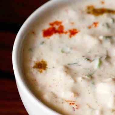 Phool Makhana Raita - Raita Recipe - Summe