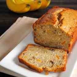 Tropical Mango Banana Bourbon Bread