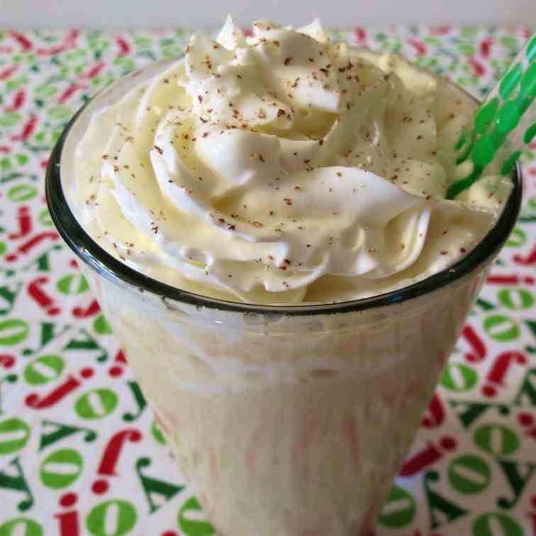 Skinny Eggnog Frappe