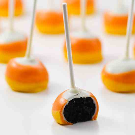 Candy Corn Oreo Pops