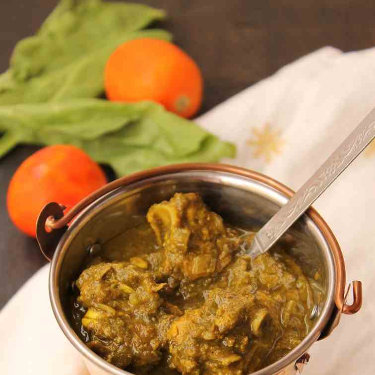 Chicken Saagwala - Palak Chicken