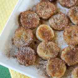 Pan Fried Cinnamon Bananas