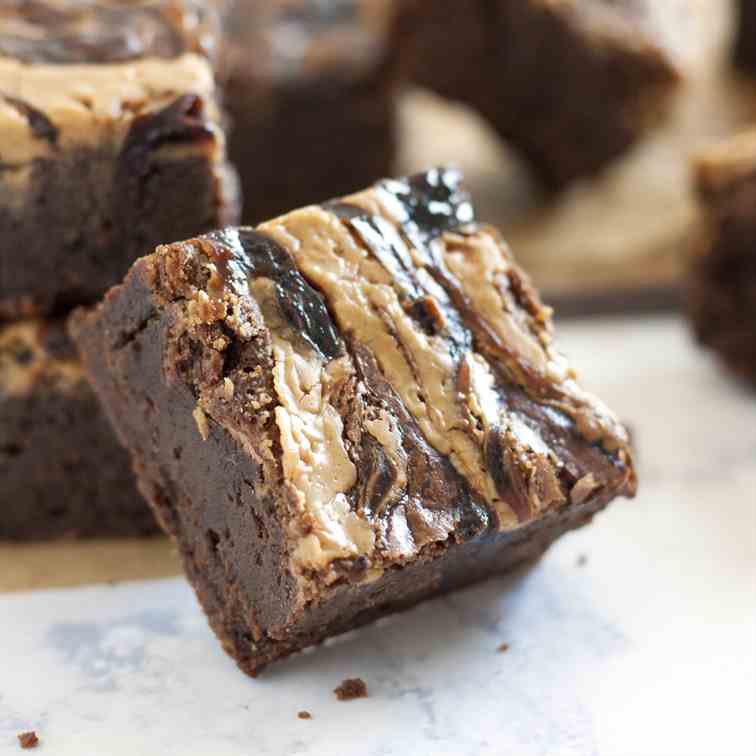 PB-J Brownies