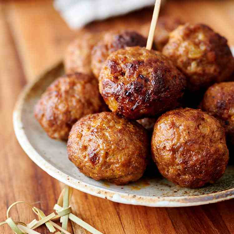 Air Fryer Pork Meatballs