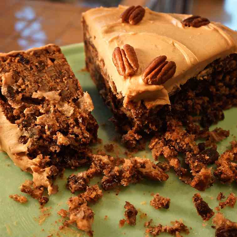 Apple, Raisin, Pecan Cake