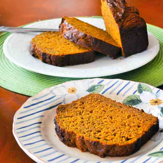 Healthy Pumpkin Bread