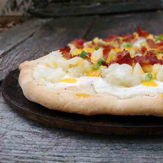 Loaded Baked Potato Pizza