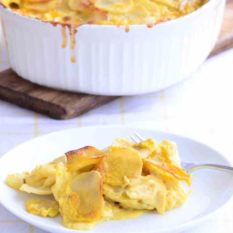 Skinny Scalloped Potatoes