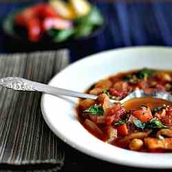 Minestrone with Fennel and Watercress