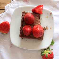 Tarta de Chocolate y Fresas