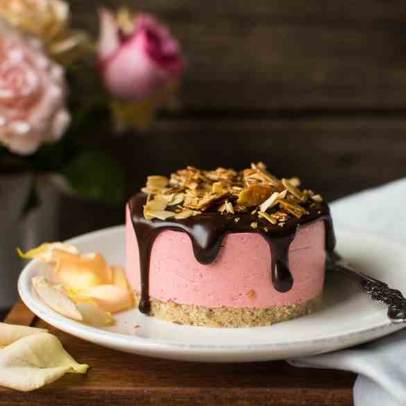 Cherry mousse torte