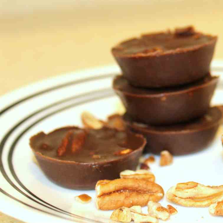 Dark Chocolate Pecan Cups